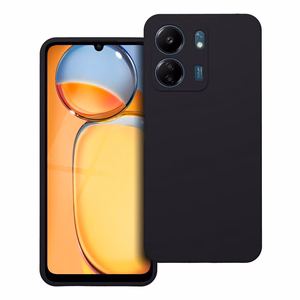 Чехол Silicone 2mm для Xiaomi Redmi 13C чёрный