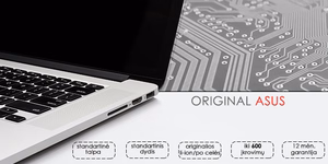 Nešiojamo kompiuterio baterija ASUS A31N1601, 3350mAh, Original