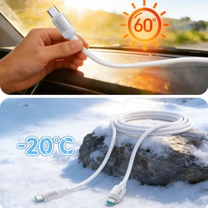 Joyroom S-A62 Lively Series 60W USB-C - USB-C кабель 1.2m - белый