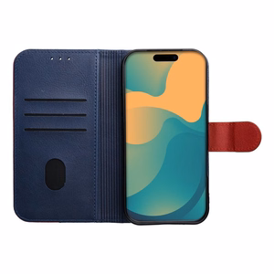 Чехол-книжка для iPhone 17 / 18 Split Book темно-синий и красный