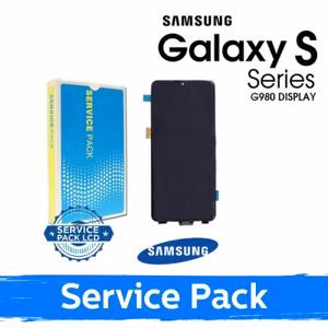 LCD ekranas suderinamas su Samsung G980 (G981) S20 juodas (Service Pack) (NF versija)