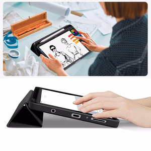 Tech-Protect SC Pen Canvas Case for Samsung Galaxy Tab A9+ / A11+ Plus 11.0 X210 / X215 / X216 / X230 / X235 / X236 - Black