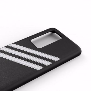 Чехол Adidas OR Moulded PU для Huawei P40 - чёрный с белым