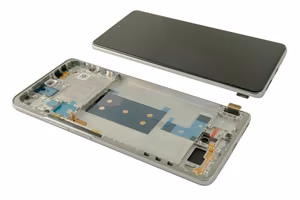 LCD экран Xiaomi 11T Pro 5G с тачскрином с рамкой Moonlight White/Silver Оригинал (сервисная упаковка)