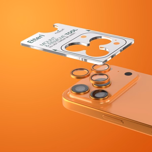 Etteri camera lens protector iPhone 17 Pro / 17 Pro Max oranžinis