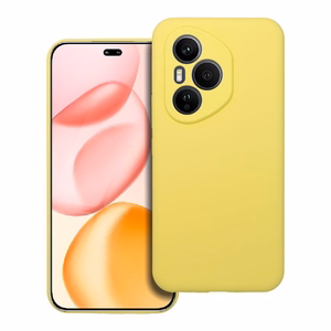Silikoninis dėklas 2mm HONOR 400 Pro citrininis