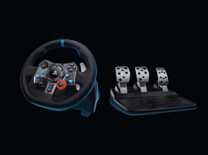 Logitech G G29 vairas + pedalai PlayStation 3, PlayStation 4 analoginis USB 2.0 juodas