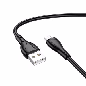 Borofone Kabelis BX121 Energija - USB į Micro USB - 2,4A 1 metras - juodas