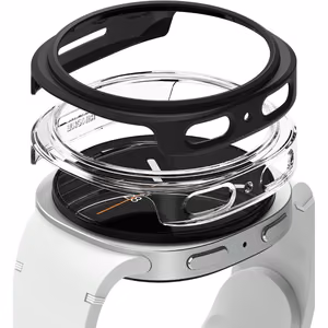 Чехол Ringke Slim 2 шт. для Samsung Galaxy Watch 8 44mm - прозрачный/матовый чёрный