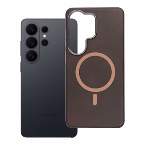 Чехол для Samsung S26 ULTRA Gentleman Mag Cover совместимый с MagSafe коричневый