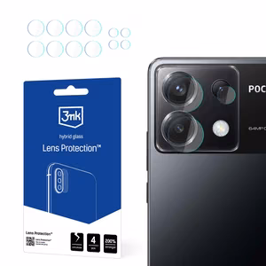 3mk Lens Protection™ hibridinis kameros stiklas Poco X6 5G telefonui