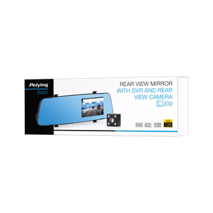 Peiying Basic L200 rear-view mirror with dash camera and reversing camera