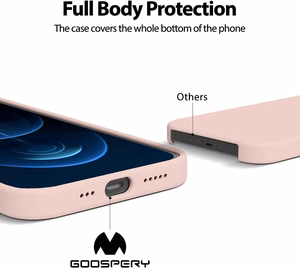 Mercury Pure Magsafe силиконовый чехол Apple iPhone 16e/17e розовый песок