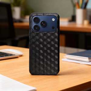 Чехол-книжка для iPhone 17 / 18 Cubic Book черный