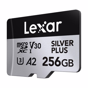 Karta pamięci Lexar High-Performance Silver Plus microSDXC 256GB + adapter