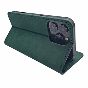 Smart Suede dėklas, skirtas Google Pixel 11 / 11 Pro, žalias