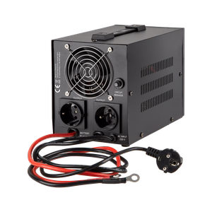 Rebel POWER-500 emergency power supply, pure sine wave inverter with charging, 12 V / 230 V, 500 VA / 300 W