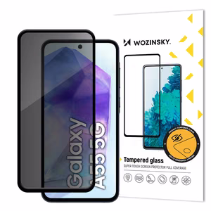 Wozinsky Privacy Glass grūdintas stiklas Samsung Galaxy A26 su Anti Spy privatumo filtru