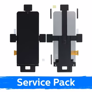 LCD ekranas Samsung F711 Z Flip3 (VIDINIS) juodas (Service Pack) (NF versija)