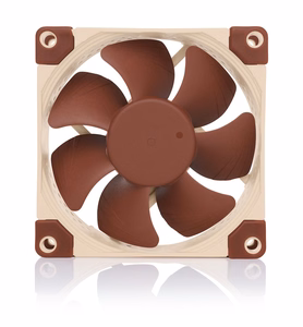 Noctua NF-A8 PWM Kompiuterio aušinimo sistema Kompiuterio korpusui Ventiliatorius 8 cm Rusvai gelsvas, Ruda