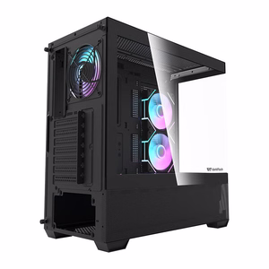 Darkflash DS900 AIR kompiuterio korpusas (juodas) su 6 ARGB ventiliatoriais