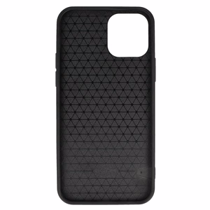Tel Protect CARBON чехол для Iphone 12 Pro Max чёрный с красной полосой