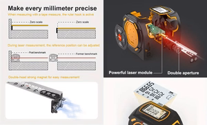 Laser Tape Measurer 60m/5m
