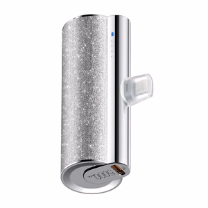 Powerbank Veger PlugOn (W0573P) PD QC3.0 2,4A 12W 5000 mAh with a built-in connector Lightning silver