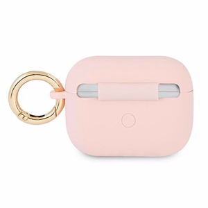 Guess GUAPSSSI чехол AirPods Pro розовый/розовый Silicone Vintage Script
