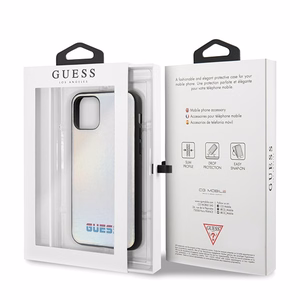 Guess GUHCN58BLD iPhone 11 Pro sidabrinis/kietas dėklas Iridescent