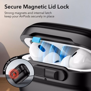 ESR Pulse Halolock чехол с MagSafe для Apple AirPods Pro 1/2 - чёрный