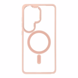 Чехол для Samsung S26 ULTRA Color Edge Mag Cover совместимый с MagSafe розовый
