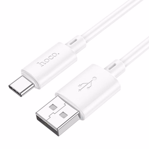 Hoco X88 USB-A į USB-C laidas, 3A, 1 m, baltas