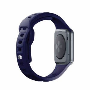 38/40/41/42 mm Ocean Blue (small) - 3mk Silicone Watch Strap for Apple