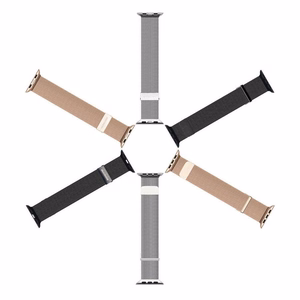Ремешок Dux Ducis Milanese Series Apple Watch 42/44/45/49мм чёрный