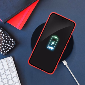 Silikoninis dėklas telefonui SAMSUNG A25 5G persikinis