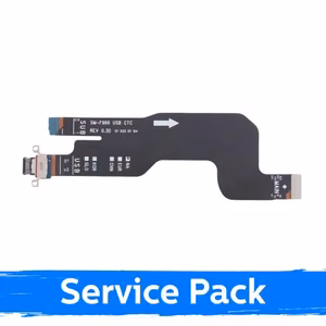 Charging Port Compatible With Samsung F966 Z Fold7 with Flex / Silver (Service Pack)