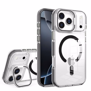 Чехол для Samsung S26 Ultra Lens Mag Cover совместимый с MagSafe чёрный