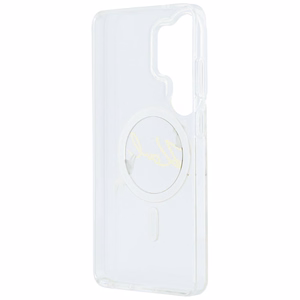 Karl Lagerfeld чехол IML KC Script MagSafe для Samsung Galaxy S26 Ultra прозрачный