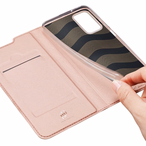 Dux Ducis Skin Pro чехол-книжка для Samsung Galaxy A03s розовый