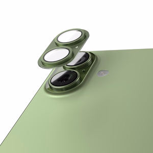 Etteri full camera lens guard for iPhone 17 žalias