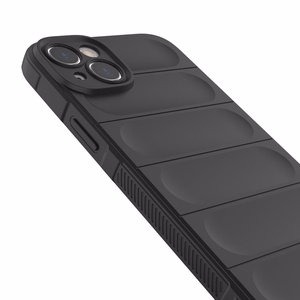 Magic Shield Case dėklas telefonui iPhone 14 Plus lankstus šarvuotas dangtelis juodas