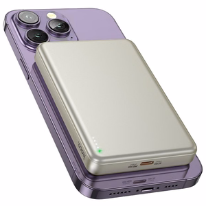 Išorinė baterija Power Bank Hoco Q26A PD20W MagSafe 10000mAh auksinė