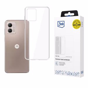 3mk Clear Case for Motorola Moto G53 - Transparent