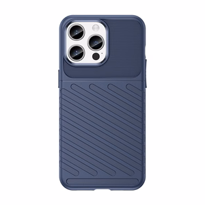 Šarvuotas iPhone 15 Pro Max Thunder dėklas - mėlynas