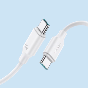 USB кабель Joyroom (S-CC060A9) "USB-C (Type-C) - USB-C (Type-C)" (3A 60W 1m) чёрный