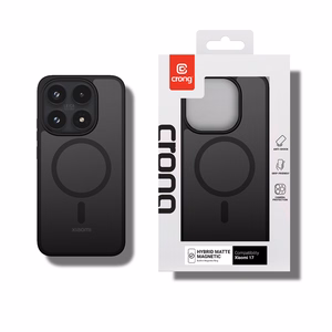 Crong Hybrid Matte Magnetic - Xiaomi 17 MagSafe Case (black)