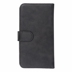 Universali knygos dėklas dydis S iPhone 12 / 13 / SAMSUNG S6 / A5 2016 / XCOVER 4 / S22 / HUAWEI P8 2017 juodas