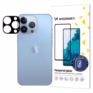 Wozinsky Full Camera Glass 9H grūdintas kameros stiklas iPhone 15 Pro - juodas