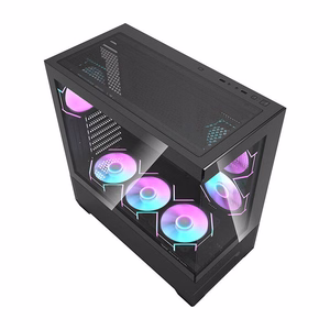 Darkflash DS900 AIR kompiuterio korpusas (juodas) su 6 ARGB ventiliatoriais
